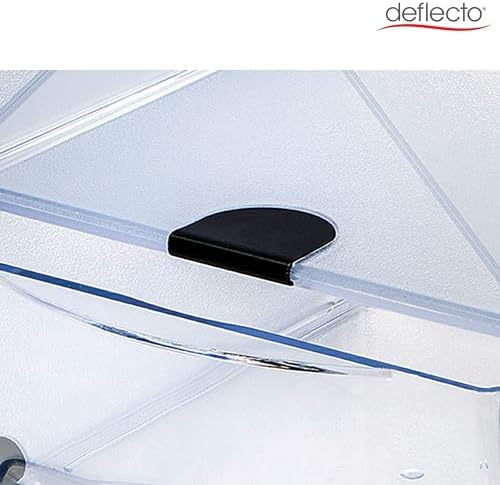 Deflecto Stackable Open Cube Organizer, Desk and Craft Organizer, Clear, Large, 6"W x 6"H x 12"D (350501)
