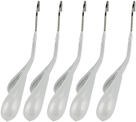 Mawa by Reston Lloyd BodyForm Series Non-Slip Space-Saving Clothes Hanger with Bar for Pants, 16-1/2", Style 42/LS, Set of 6, White