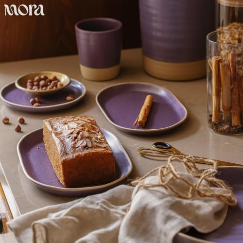 Mora Ceramic Decorative Tray - 10.6in Dish for Jewelry, Soap Dispenser, Perfume, Makeup, Accessories, Candle, in the Bat