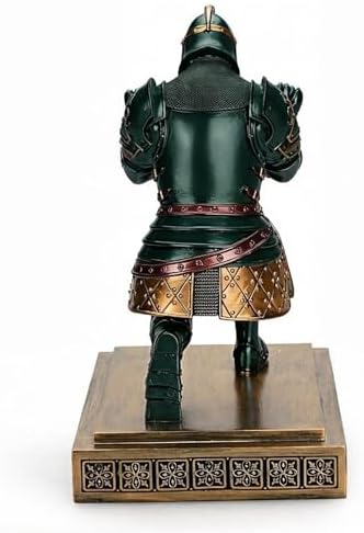 King's Guard Knight Pen Holder with a Letter Opener Desk Organizers Green