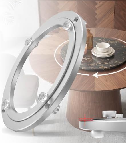 Lazy Susan Hardware 8 Inch Heavy Duty Turntable Bearing Swivel Base Kit