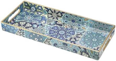 MAONAME Plastic Bathroom Vanity for Countertop, Narrow Decorative Trays