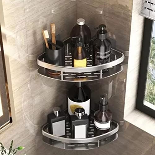 4 Pieces Corner Shower Shelf Bathroom Shelf, Stainless Steel Strong Load Bearing Wall Mounted Shower Shelf, Space Saving