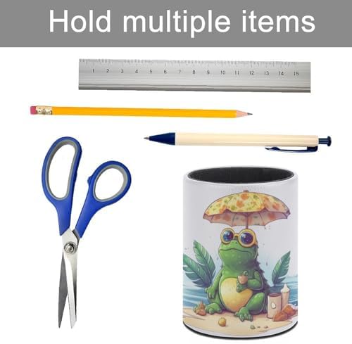 Frog Pen Holder Pencil Cup for Desk Organizer