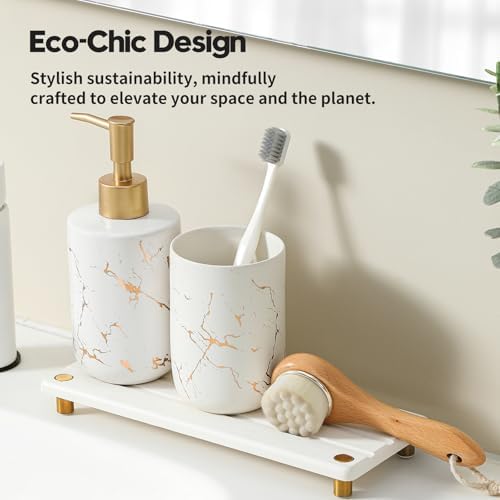 Razborci Instant Dry Sink Caddy Kitchen Sink Organizer, Quick Drying Diatomaceous Earth Stone Sink Tray Sponge Holder So