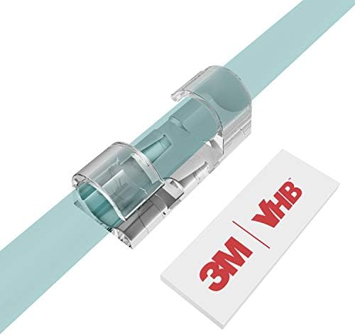 Cable Clips with Strong Self-Adhesive, XIAOXI Cable Management TV PC Wire Holder Sticky Tidy and Organizer Cord and Wire
