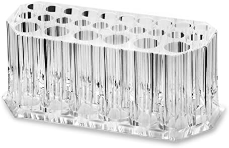 Acrylic Eyeliner Organizer & Lip Liner Organizer 26 Space Storage 20 Standard 6 Jumbo Cosmetic Pencil Makeup Display Cas