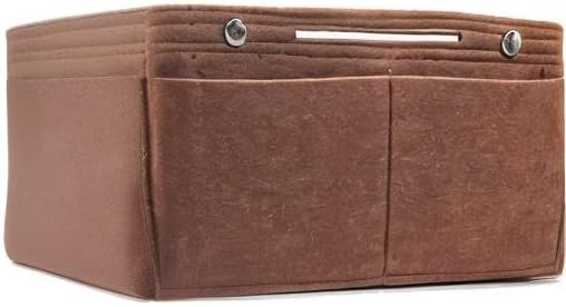LEXSION Felt Purse Organizer Insert Multi Pocket Bag Organizer Shaper | zipper bag, tote shaper, multi pocket bag, handbag shaper, various sizes