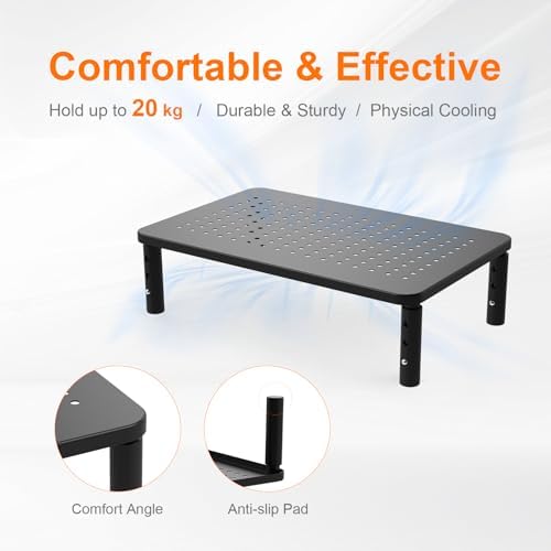 GRIFEMA Desk Monitor Stand, 3 Height Adjustable Screen Riser