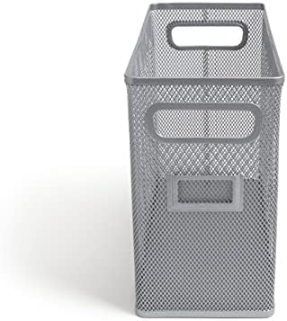 TRU RED Wire Mesh File Organizer, Silver, Desktop Sorter