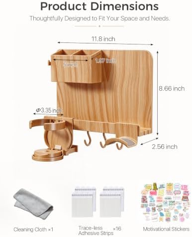 Floating Shelves for Bedside Shelf, Stick On Bedside Wall Shelf