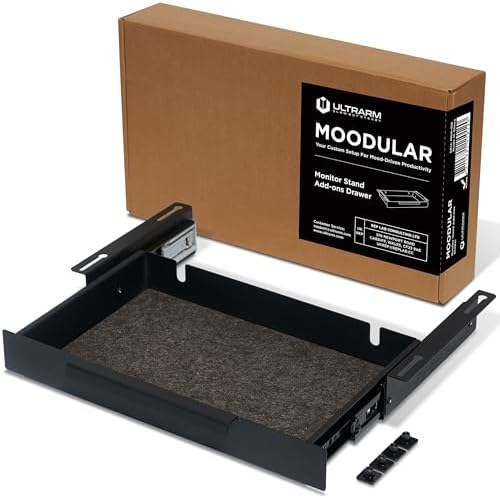 ULTRARM Moodular Storage Drawer Add-On for Slide Rails, Do Not Use Alone