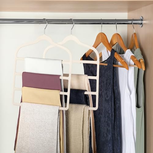 Velvet Pant Clothes Hanger Space Saving Non Slip Hanger Jean Slack Hangers