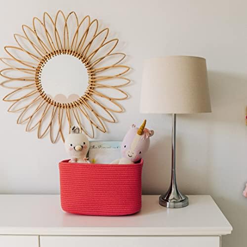 OrganiHaus Rainbow Basket for Shelf Storage, 15x9x10