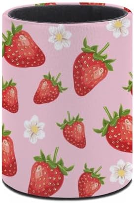 Strawberry Pen Holder Pencil Cup for Desk Organizer