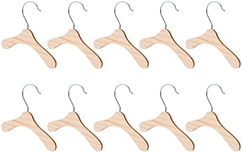 Dog Clothes Hangers:Wooden Pet Clothes Hangers Small Clothing Holder for Pet Dog Cat Clothes Organizer