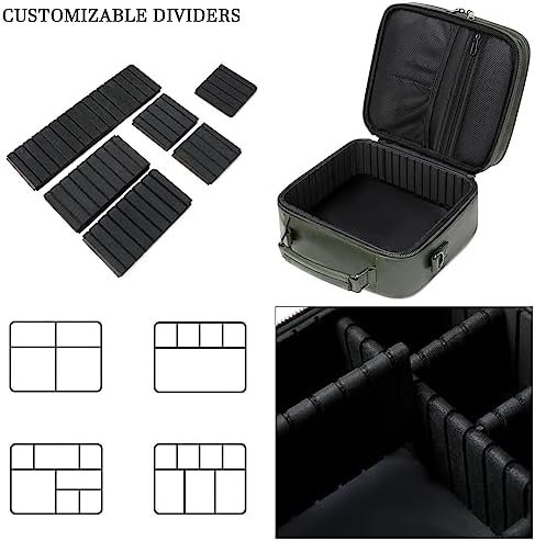 KYALOU Electronics Travel Organizer, Large Electronic Accessories Cable Case with Adjustable Dividers, Waterproof Tech S