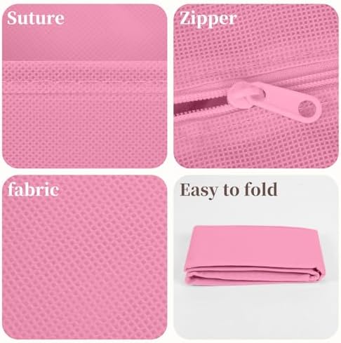 Drawer Organizer Clothes, 16 Pack Dresser Organizer Bins, Foldable Closet Organizers and Storage Fabric Dresser Bins, Shallow Drawer Dividers for Clothing, Underwears, Socks, Tie