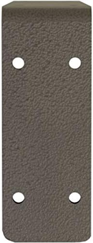 Ekena Millwork BKTM02X12X05EBHDB Steel Bracket Embrey, 2"W x 12"D x 5 1/4"H, Hammered Dark Bronze