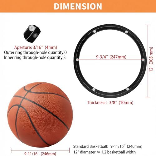 TamBee 12 Inch Lazy Susan Hardware Heavy Duty Metal Rotating Hardware Turntable Bearing Ring 300mm Turntable Lazy Susan 