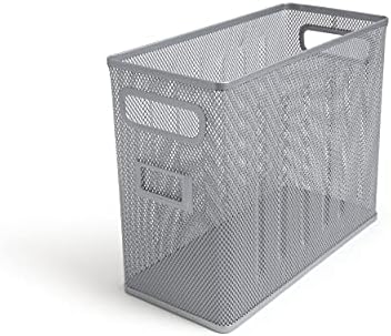 TRU RED Wire Mesh File Organizer, Silver, Desktop Sorter