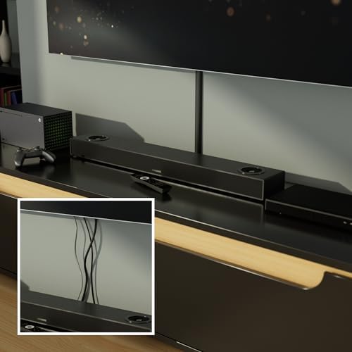 D-Line Half Round Cord Hider, Patented Cable Cover, Hide TV Wall Mount Wires, Raceway for Cords, Decorative Wire Covers,