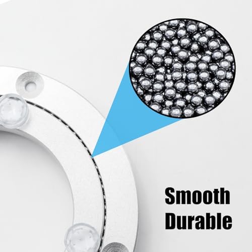 2Pcs 140mm / 5.51" Aluminum Alloy Lazy Susan Turntable Bearings