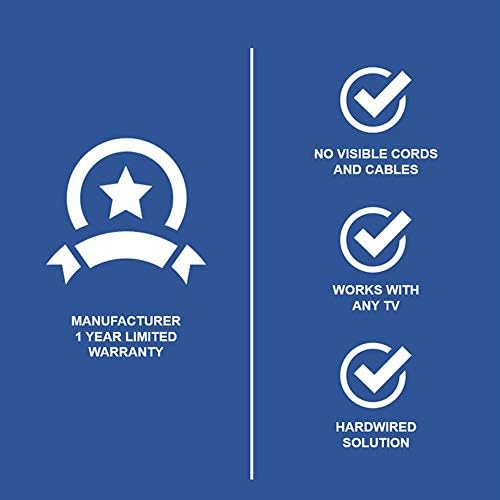 Legrand – OnQ in-Wall Cable Management Kit for Power & Low Voltage Cords – Hides TV or Display Cables Retrofit Behind th
