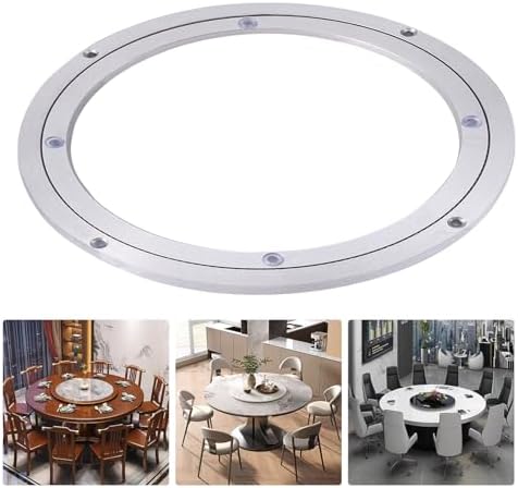 Aluminum Alloy Turntable Bearing 10" Heavy Duty Swivel Turntable Lazy Susan Rotating Bearing Turntable Round Dining Tabl