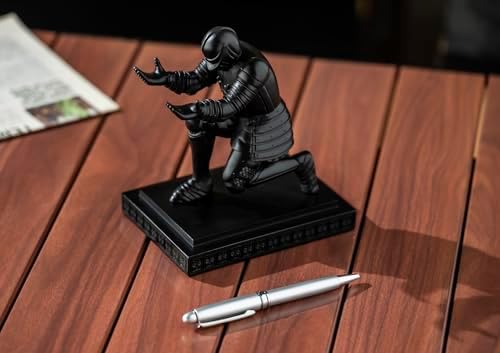 Knight Pen Holder Desk Organizers and Accessories as Gift Black