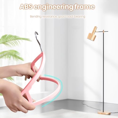 Jiang&Rong 60 Pack Pink Velvet Hangers