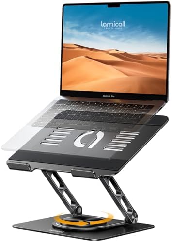 Lamicall Aluminum Laptop Stand for Desk for MacBook Neo Air Pro 10-17.3''