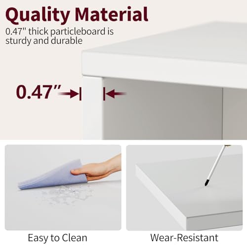 Book Shelf,3-Tier Bookshelf Storage Shelves, 35 Inch Bookcase
