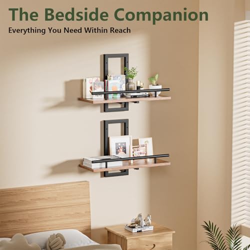 Sbosbo Floating Shelves for Wall Plant Shelf Indoor Wall Mounted Shelves