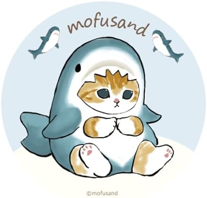 Gourmandies mofusand Cord Reel Case, Shark Nyan, MOFU-33A