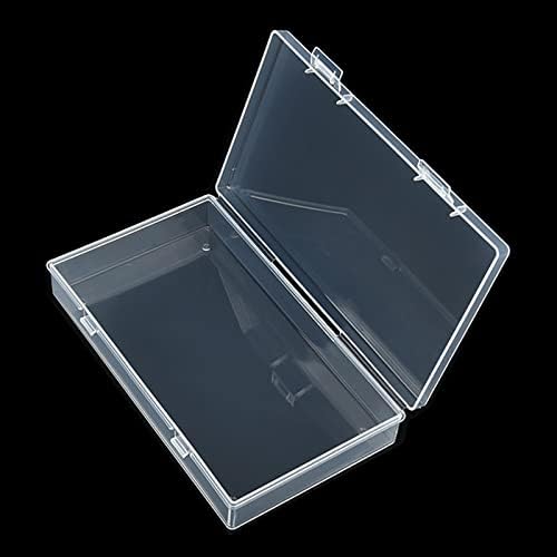 8 Pack Rectangular Clear Plastic Storage Containers