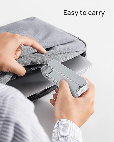 SODI Ultra Compact Foldable Laptop Stand - Portable Laptop Holder for Desk & Travel Use, Ergonomic Aluminum Computer Hol