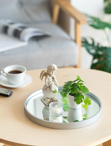 Hanobe Vanity Trays for Bathroom Perfume Trays for Dresser Sliver