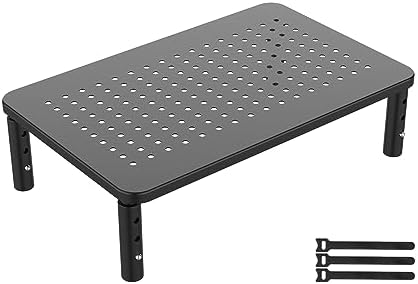 GRIFEMA Desk Monitor Stand, 3 Height Adjustable Screen Riser