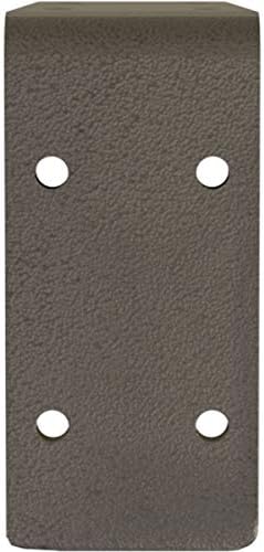 Ekena Millwork BKTM02X08X04EBHDB Steel Bracket Embrey, 2"W x 8"D x 4 1/4"H, Hammered Dark Bronze