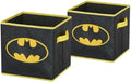Batman Kids Storage Cubes, 2 Pack Foldable Fabric Bins with Handles, Collapsible Organizer Boxes for Bedroom, Playroom & Nursery, Durable Kids Storage Solution