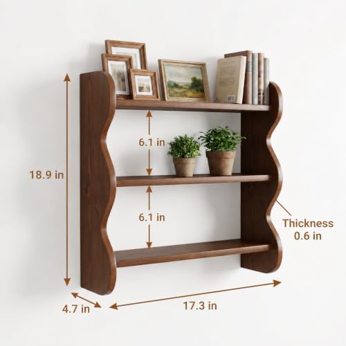 3-Tier Shelf, 10-Min Install, Upgraded Joinery