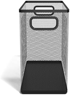 TRU RED Wire Mesh File Organizer, Large Single-Compartment, Black