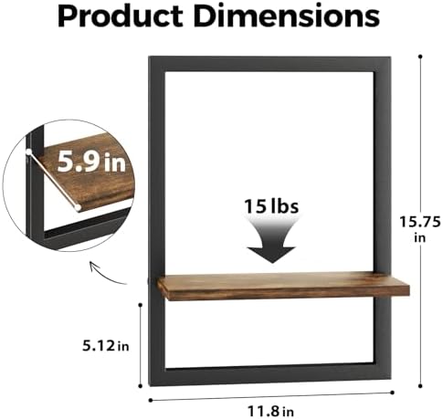 Bamworld Wall Plant Holder Hanging Planters for Indoor Plants Frames Decor