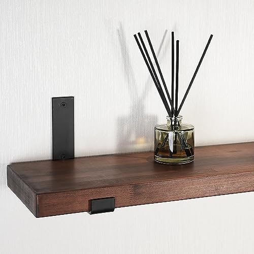 CONSDAN Floating Shelf for Wall Mounted Book Shelf Hanging Shelves Floating Bookshelf for Bedroom, Bathroom, Living Room