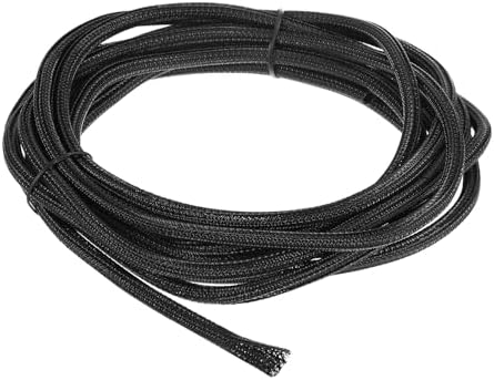 uxcell 20 Ft - 1/4 Inch Split Sleeving, Braided Cable Sleeving, PET Cable Management Wire Sleeve Cord Protector, Wire Wr