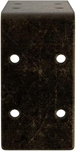 2" W x 6" D x 3 3/4" H Embrey Steel Bracket, Antiqued Pale Gold