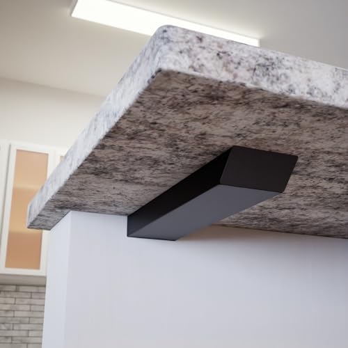 Solid Heavy Duty Industrial Knee Wall Countertop Support Bracket (10 Inches) 1 Count, DIY Kitchens, Shelving, countertop