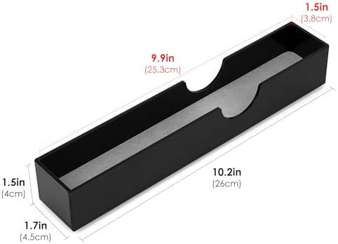 Acrylic Electric Toothbrush Holder with Diatomite Drying Stone, Bathroom Drawer Organizer with Drainage Hole for Tooth B
