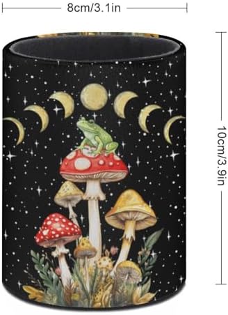 Mushroom Frog Pen Holder Pencil Cup for Desk Organizer